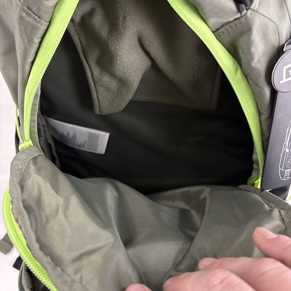 Hurley Terrain Backpack  Neon Laptop Pocket 15" Water Resistant Neon  MSRP $85 - Picture 10 of 10